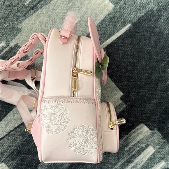 Her Universe Pink Floral Bow Ear Mini Backpack main image 4